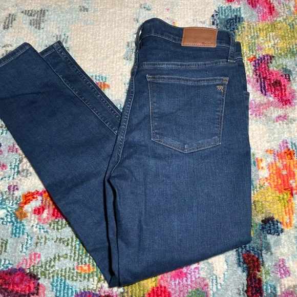 NWT Madewell Women's Skinny Jeans - Dark Blue - Picture 3 of 6